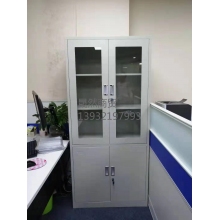 高低對(duì)開玻璃文件柜