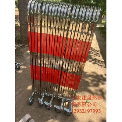 不銹鋼伸縮圍欄 高1.1米長10米