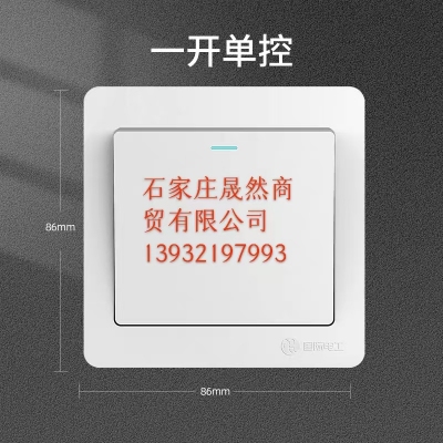 墻壁開關(guān) 單開  10個/裝